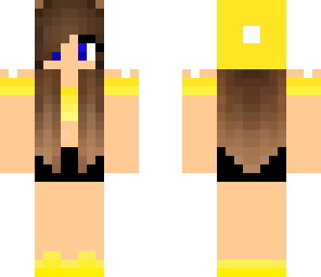 yellow cute girl