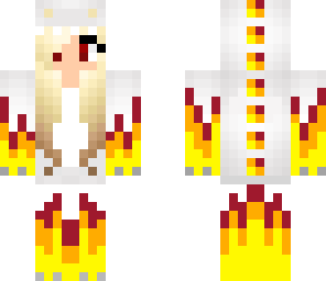 fire dino girl