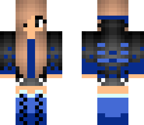 blue gamer girl