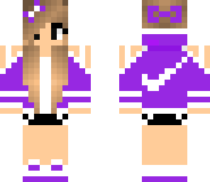 edit purple girl nike