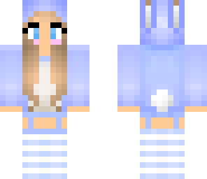 baby girl in bunny costume