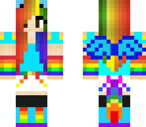 edit of rainbow dash