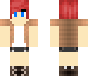red short hair