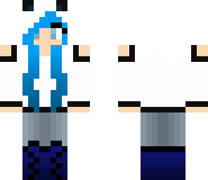 blue girl