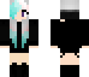 cute blue pastel goth girl edit 2
