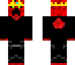 redstone creeper king in jumpsute