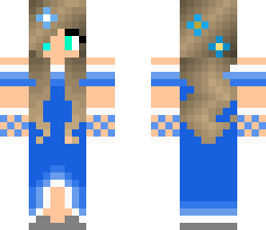 blue girl