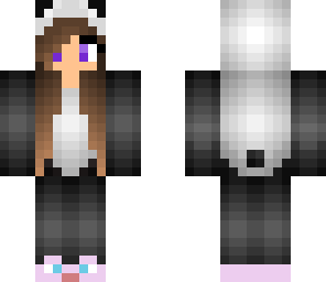 panda with slippers
