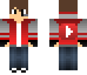 skin universitario rojo