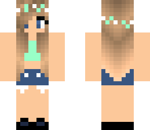 pretty blue girl