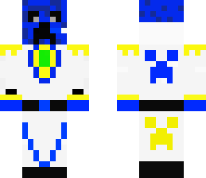 mc creeper blue edition