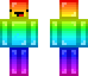 rainbow person