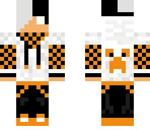 halloween skin with herobrine eyes