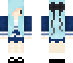 kawaii anime school girl