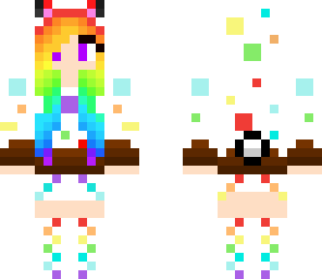 edited cake girl skin