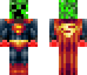 mc creeper superman edition