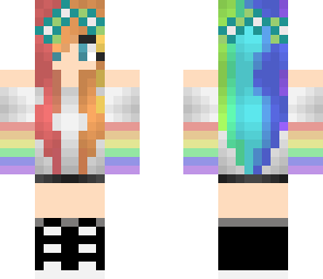 rainbow girl