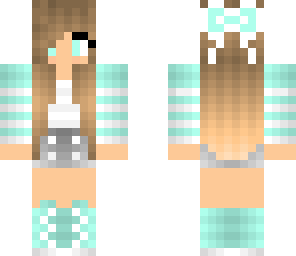 blue bow girl