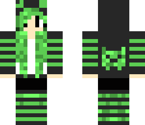 creeper wolf girl mix