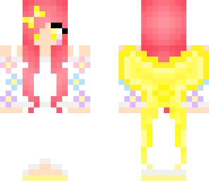 cute pink angel girl