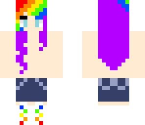 rainbow hair base