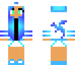 blue dragon girl