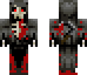 reaper with bloody legs