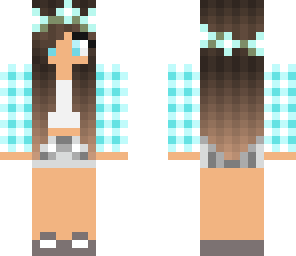 blue cute girl