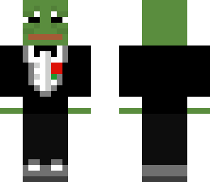 Tuxedo Pepe Minecraft Skin