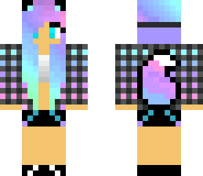 neon cat girl