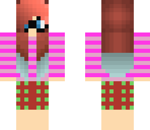 girl with glasses and pajamas