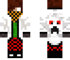 my skin with brwn hair
