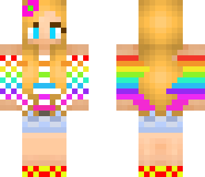 rainbow girl