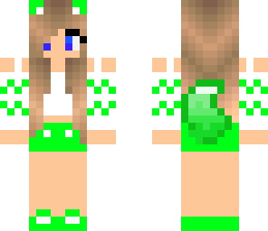 green cat