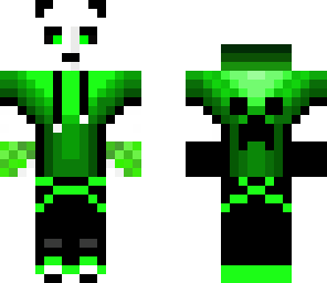 green panda