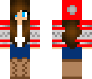 red sweater girl