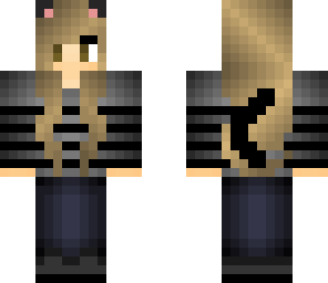 black cat girl