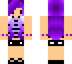 chibi purple girl