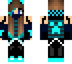 cool blue girl