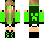 cool green girl