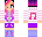 edited sunset cat girl