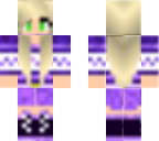 girl in a purple cute sweter