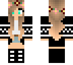 girl with black cloths 