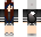 wolf girl with brown hair