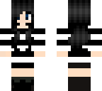 black white girl