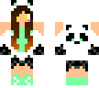 edited brunnette panda girl