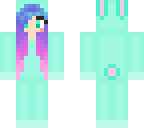 garden girl rabbit onesie