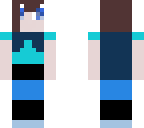 girl in blue