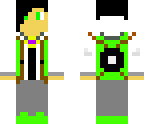 green jinbop withback pack
