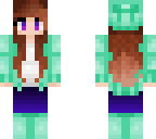she has brown hair